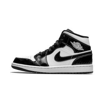 Nike Jordan Fitness, unisex, Zwart, 42 1/2 EU, Leer, 1 Mid Carbon Fiber