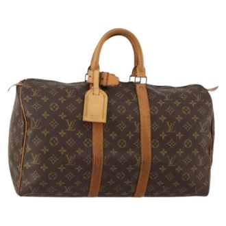 Louis Vuitton Pre-owned Boston Bag - Dames - Pre-owned - Bruin - Maat: ONE Size Leer