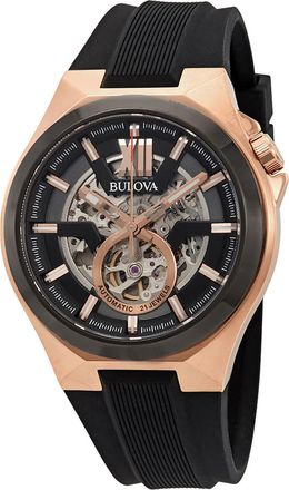 Bulova Mens Black dial Watch