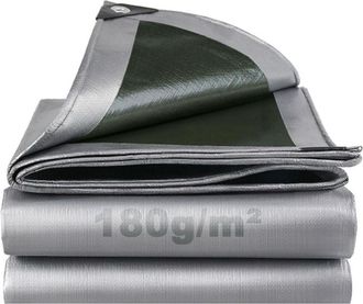 OEM Lona Protectora Para Exteriores Con Ojales, 3x4 M, 180 G/m&sup2;, Pe, Para Coche/piscina, Impermeable, Resistente A Desgarros, Resistente A Los Rayos Uv, R