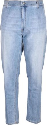 Dondup Brian Carrot Fit Jeans - Heren - Slim Fit Jeans - Blauw - W33 - Katoen - Jeans
