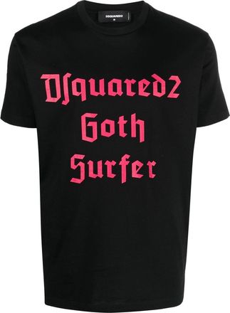 Dsquared2 Goth Surfer short-sleeve T-shirt - men - Cotton - M - Black