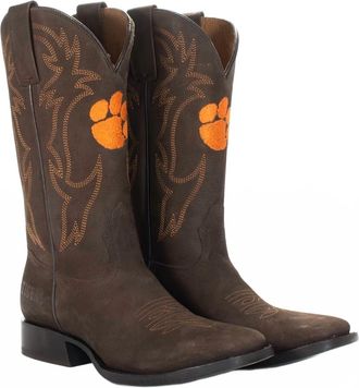 Gameday Boots Mens Clemson Western Boot In Brown