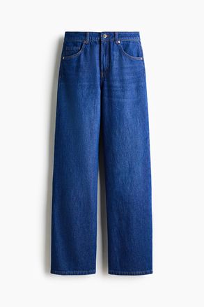 H&M Wide High Jeans - Blue