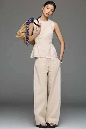 Maeve Curve Puddle Pants