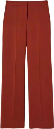 Twinset Broeken, Dames, Rood, 3Xl, Wide Broeken