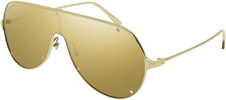 Cartier Santos de Cartier Bronze Multilayer Shield Unisex Sunglasses CT0324S 003 99