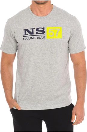 North Sails Hombre, Camisetas, Gris, Talla: L