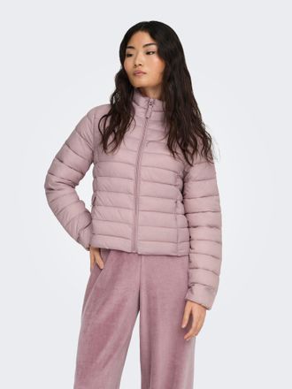 Only Steppjacke ONLY ONLTAHIA LW QUILTED JACKET OTW NOOS, Damen, Gr. XL, burnished lila, Steppware, Obermaterial: 100% Nylon, unifarben, regular fit kurz, 