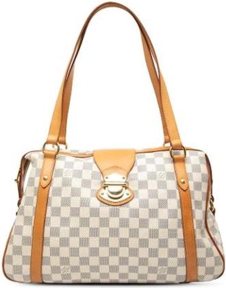 Louis Vuitton Pre-owned Shoulder Bags, female, White, Size: ONE SIZE Pre-owned Vintage Shoulder Bag