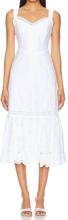 Paige Pallas Midi Dress In White
