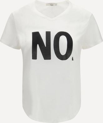 Fendi T-shirt in jersey con stampa Noi Woman XS