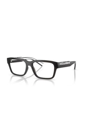 Dolce & Gabbana 53mm Rectangle optical glasses in Grey at Nordstrom