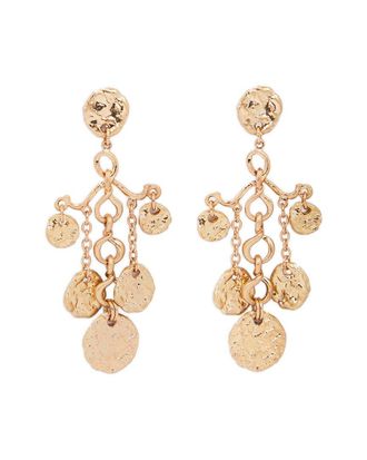 Saachi Saachi Hammered Coin Dangle Earrings