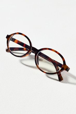 I-SEA Tortoiseshell Oval Blue Light Readers