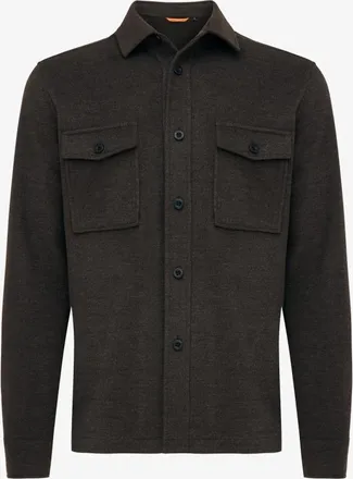 Genti Overshirt Midtown | Donkerbruin