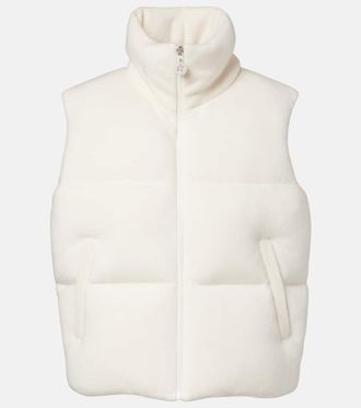 Perfect Moment Wool and cashmere down vest