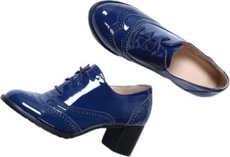 Generic Chunky Heel Carved Retro Pointed Toe Womens Platform Sandals for Elevated Style and Comfort (Blue, 7-7.5)