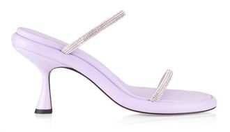 Wandler Womens June Strass Sandal In Lavender