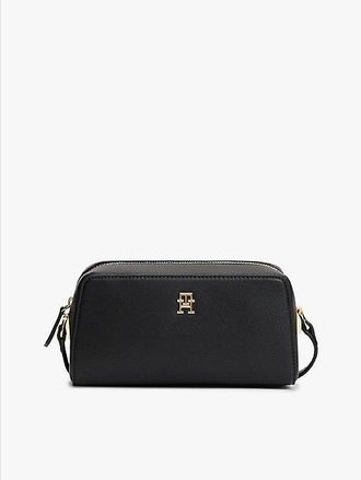 Tommy Hilfiger TH Monogram Textured Crossbody Camera Bag