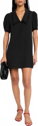 Frame Denim Polka Dot Sailor Dress In Black Multi