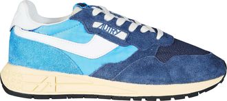 Autry Blue Reelwind Low Side Stripe Sneakers