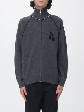 Isabel Marant Cardigan Sergio in misto cotone con collo alto e zip