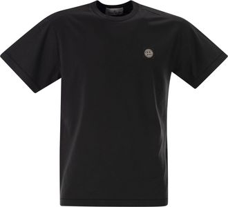 Stone Island Slim-Fit-T-Shirt von Stone Island mit Kompass-Aufn&auml;her