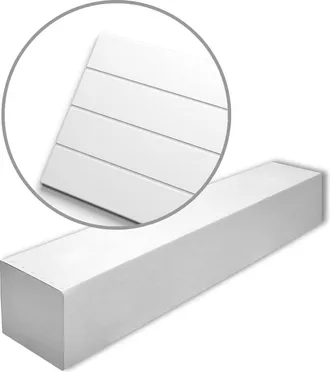 NMC Nmc Latte L 2600-box Wallstyl Noel Marquet 1 Caja 6 Paneles 3d Revestimiento Mural Panel De Pared Dise&ntilde;o Moderno 15,6 M