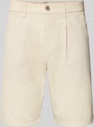 Lerros Chino Shorts mit Ges&auml;&szlig;leistentaschen in Offwhite, Gr&ouml;&szlig;e 31