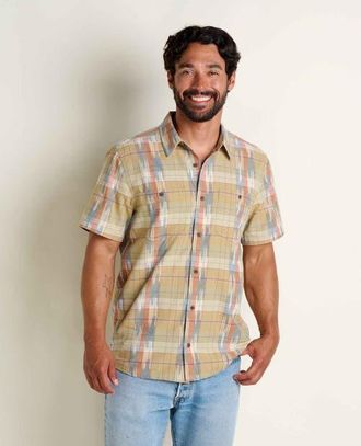 Toad & Co Smythy Short Sleeve Shirt in Yucca at Nordstrom, Size Xx-Large