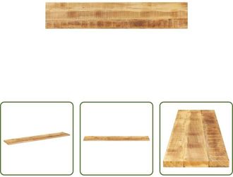 vidaXL Tavolo in legno - Piano per Tavolo 160x20x2,5cm Rettangolare Legno Mango Grezzo