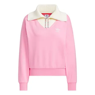 adidas (WMNS) adidas Originals x Feifei RUAN Crewneck Sweatshirt Asia Sizing Pink JE1607