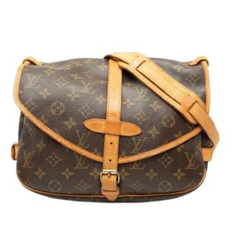 Louis Vuitton Pre-owned Saumur 30 - Dames - Pre-owned - Bruin - Maat: ONE Size Zijde