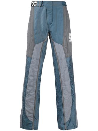 Off-white Pantaloni taglio straight - Blu