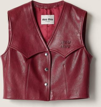 Miu Miu Leather vest