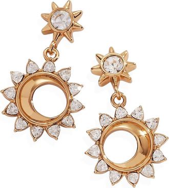 Alex and Ani Crystal Celestial Drop Earrings in Gold at Nordstrom