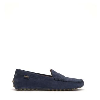 Tod's Tods, Loafers, female, Blue, Size: 7 1/2 US Gommino Camoscio
