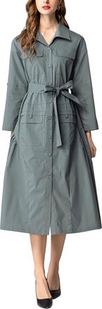 Burryco Burryco Green Midi Dress