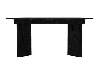 VENTE-UNIQUE.COM Mesa de comedor madera negro