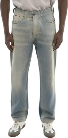 Diesel Blue Regular Mid Rise Jeans