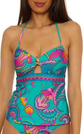 Trina Turk Mykonos Tankini Top in Multi at Nordstrom, Size 4