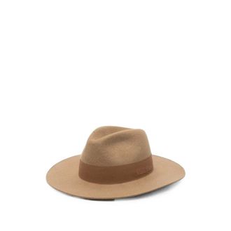 Golden Goose Vilt Fedora Hoed - Dames - Accessoires - Beige - Maat: M Wol