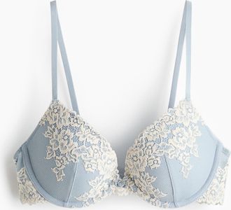 H&M Push-up-BH aus Spitze - Blue