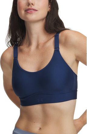 Under Armour Infinity Mid 2.0 Sports Bra in 997 Blackout Navy at Nordstrom, Size X-Large