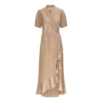 Karmamia Womens Iris Dress In Pearl Jacquered