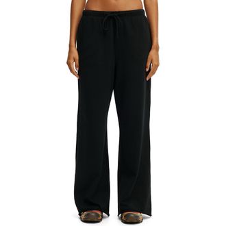 Cotton On Womens Active Relaxed Sweatpant in Black at Nordstrom, Size X-Small