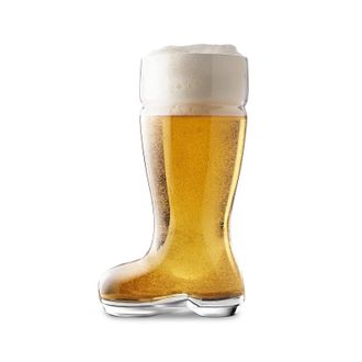 Final Touch Final Touch Das Beer Boot Glass, 1 Liter / 33 oz, Clear Glass