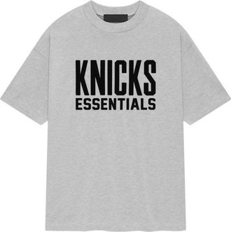 Fear of God x NBA Knicks T-Shirt Light Heather 125AL244301F