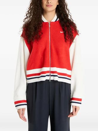 Nike Cardigan con zip - Rosso